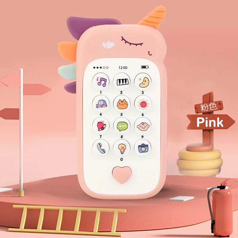 Infant Musical Phone Toy – Teething, Learning, and Sleep Aid for Babies