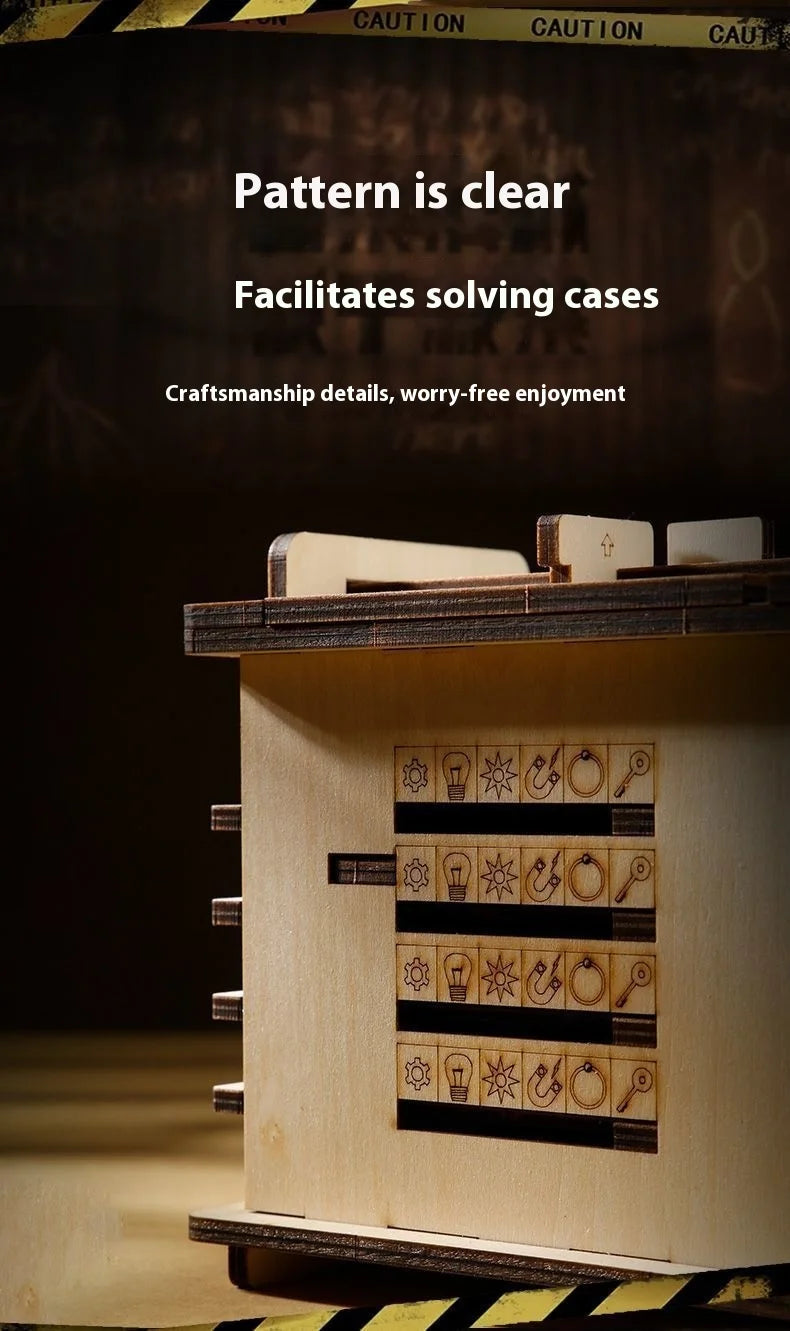 3D Wooden Escape Room Puzzle Box – Challenging Brain Teaser for Adults