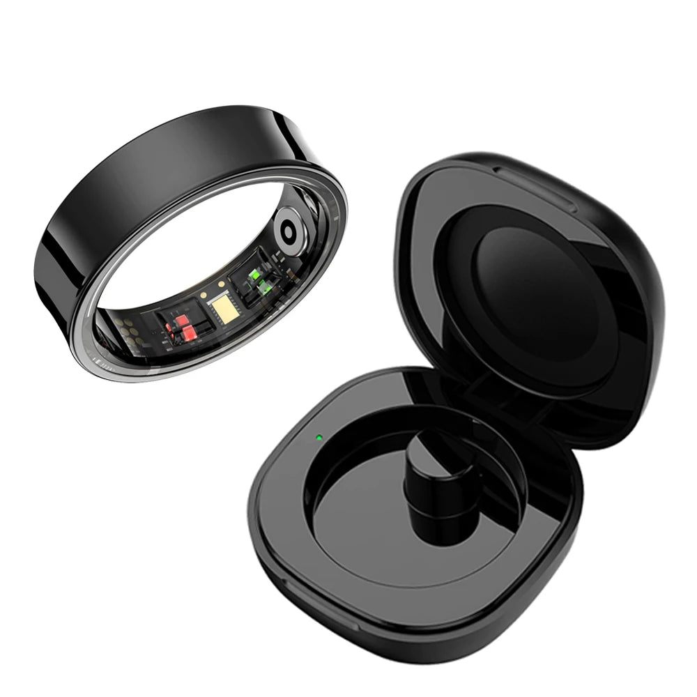 Smart Health Tracking Ring – Monitor Skin Temp, Track Sports, Waterproof