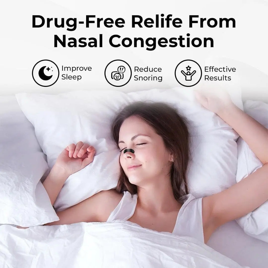 Snoring Relief Nasal Strips – Extra Strength for Sleep or Sports