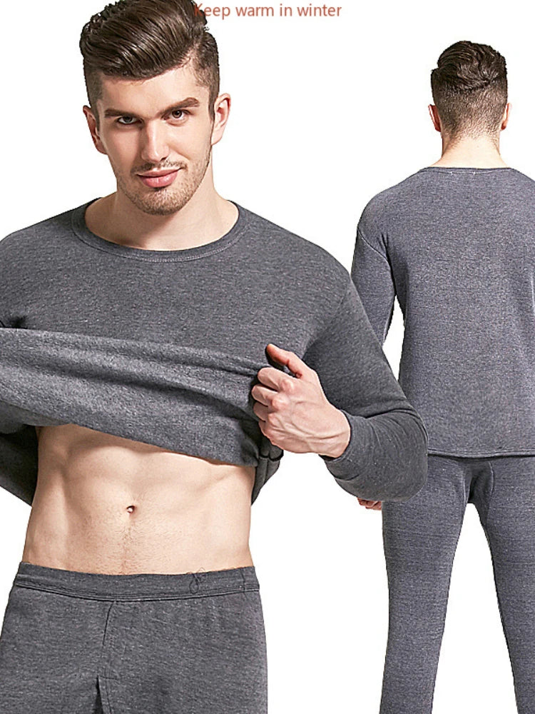 Men’s Thermal Underwear Set – Warm Long Johns Tops & Pants for Winter Comfort