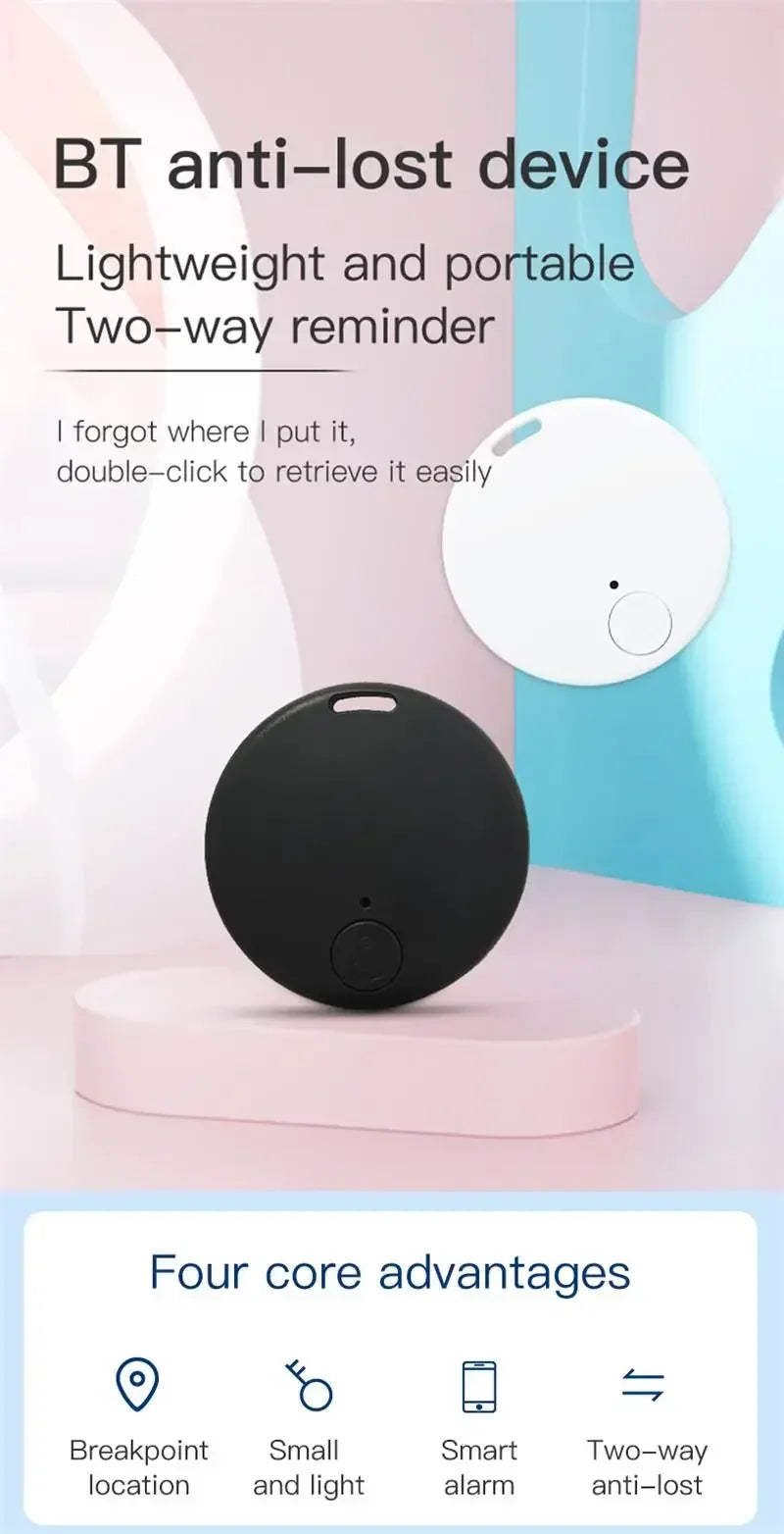 Mini Bluetooth GPS Tracker – Anti-Lost Smart Finder for Pets, Kids, and Valuables