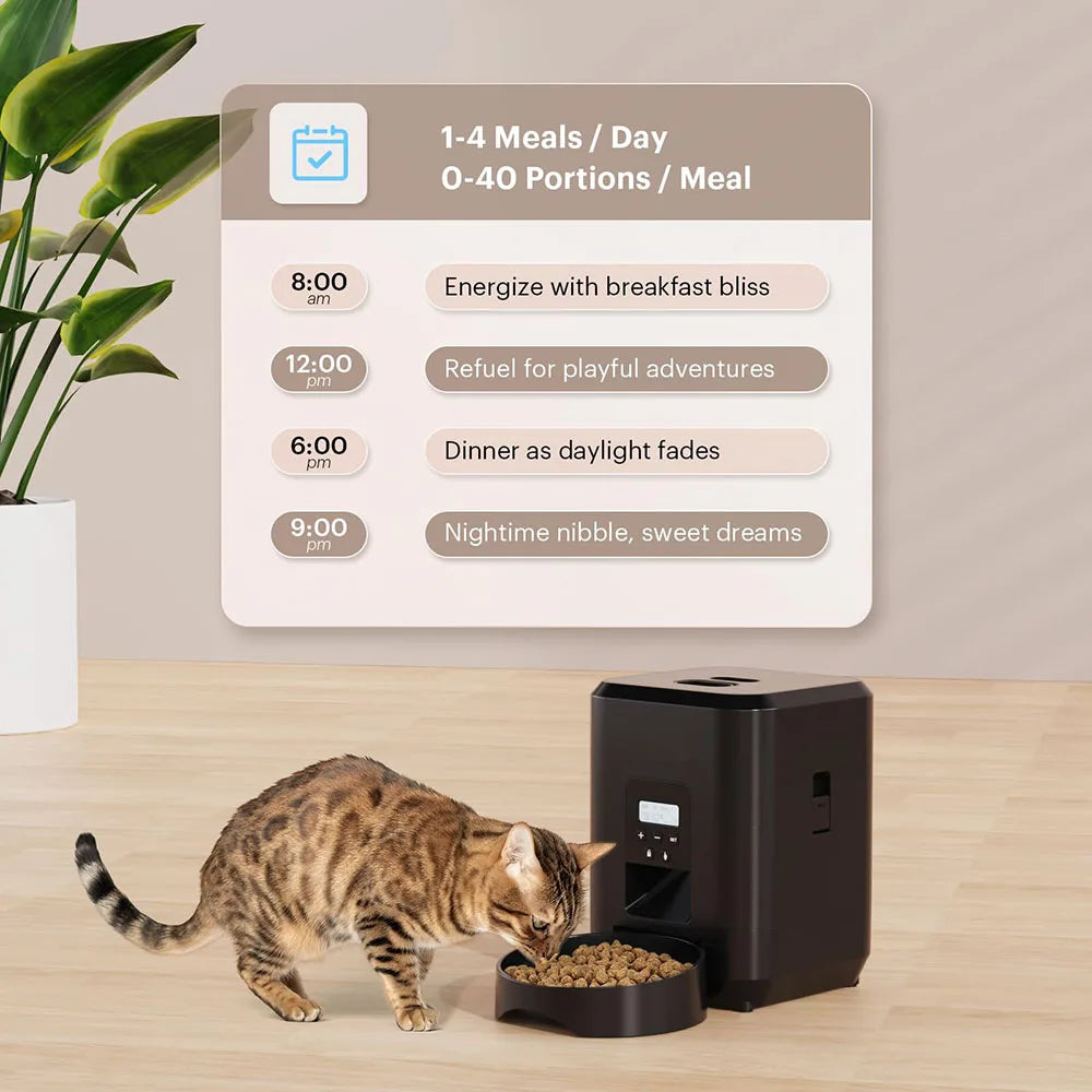 Automatic Pet Feeder – Timed Food Dispenser for Cats & Dogs