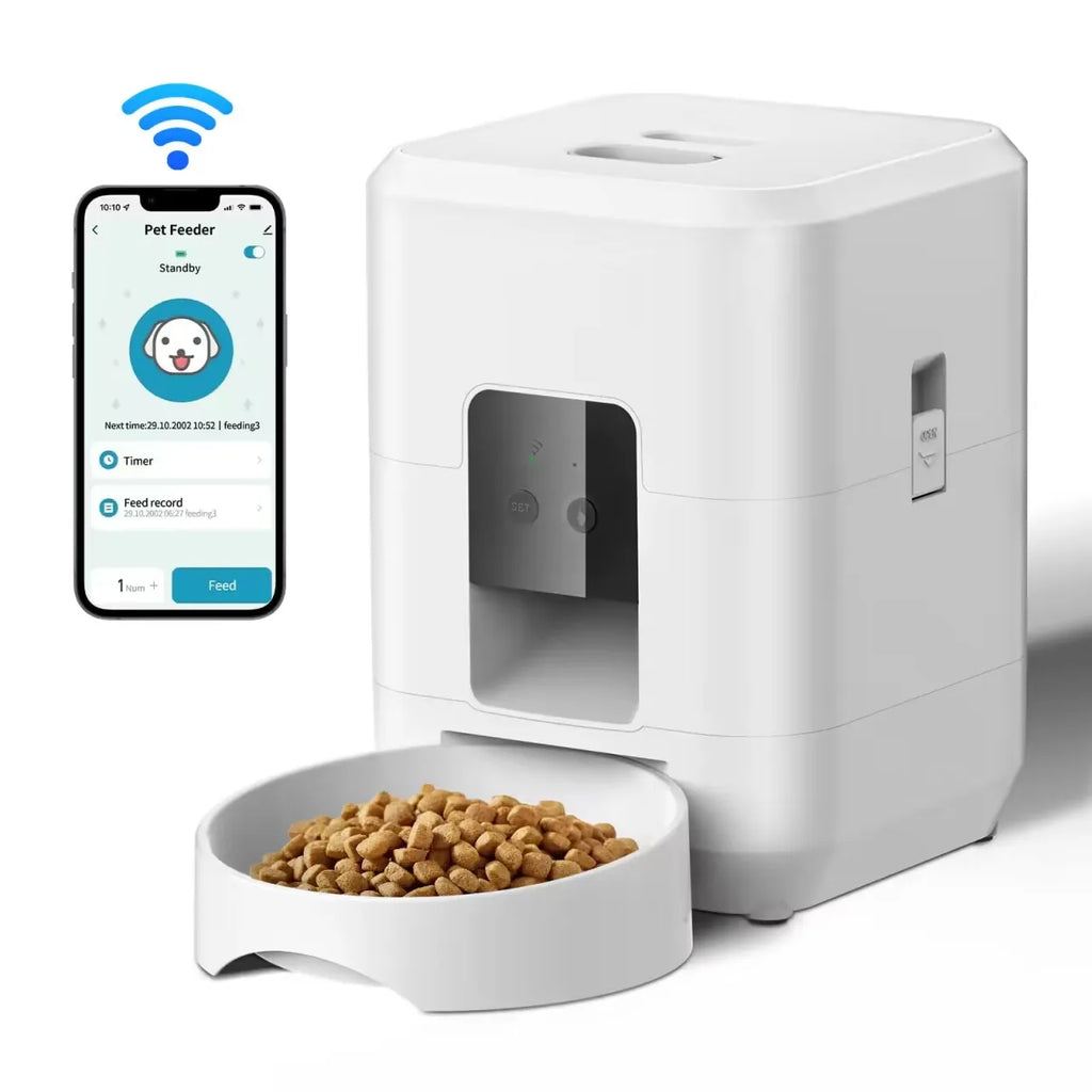 Automatic Pet Feeder – Timed Food Dispenser for Cats & Dogs