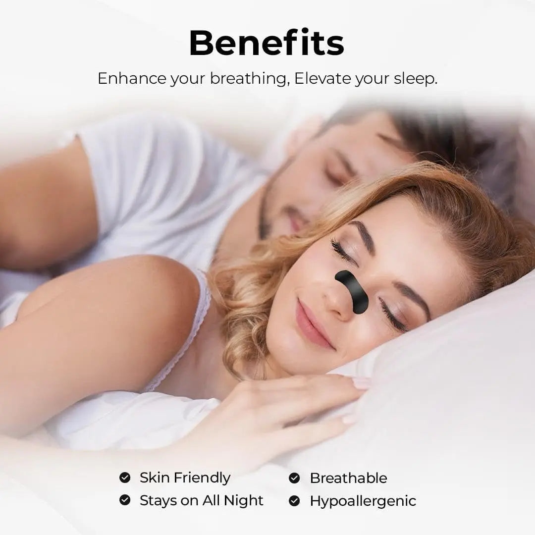 Snoring Relief Nasal Strips – Extra Strength for Sleep or Sports