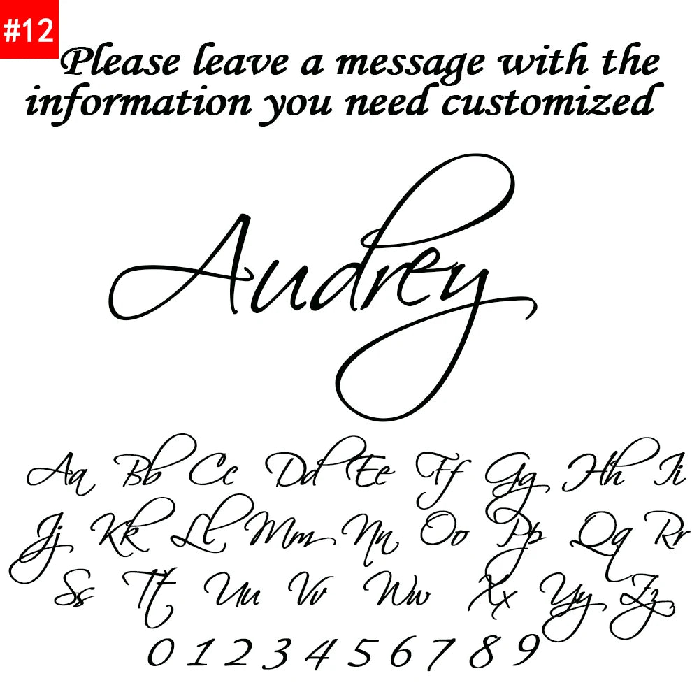 Custom Name Necklace – Stainless Steel Letter Pendant