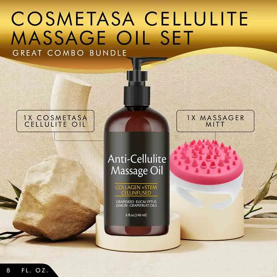 Anti-Cellulite Massage Oil – Collagen & Stem Cell Body Treatment