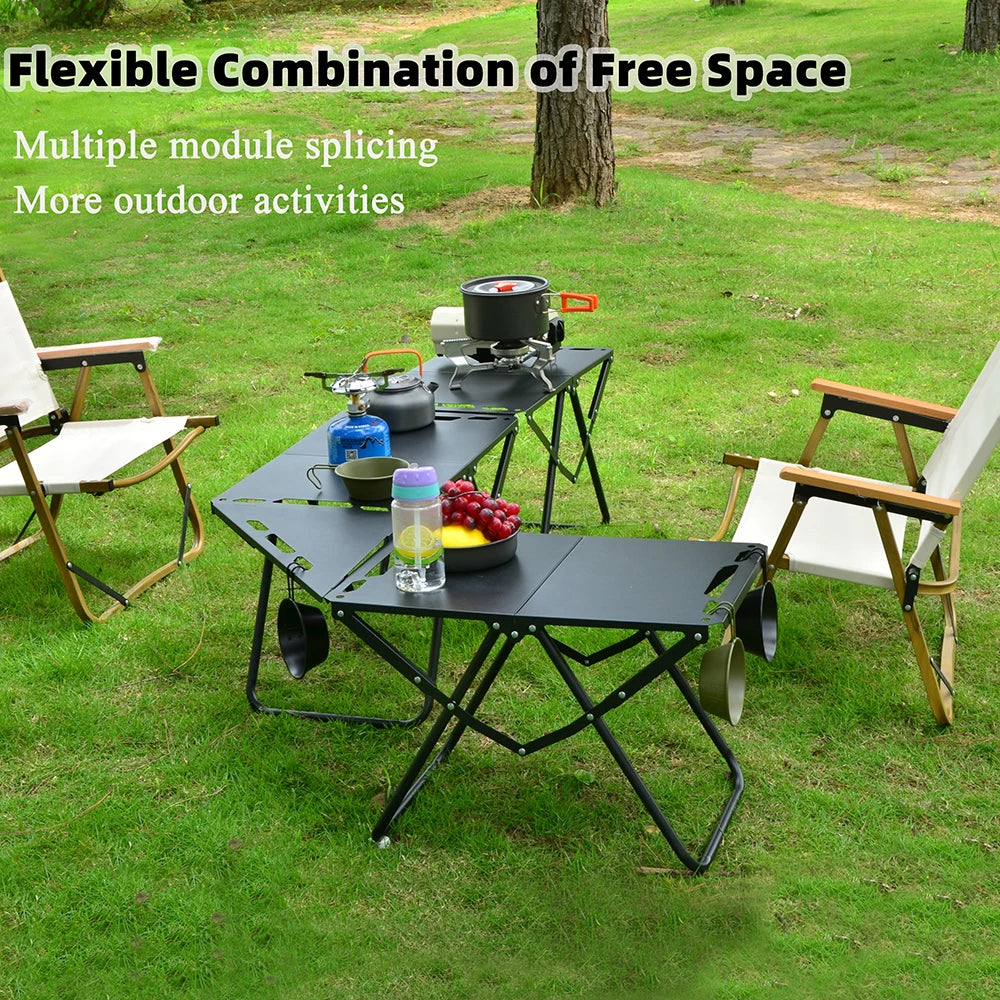 Foldable Outdoor Table – Lightweight Picnic and Beach Design
