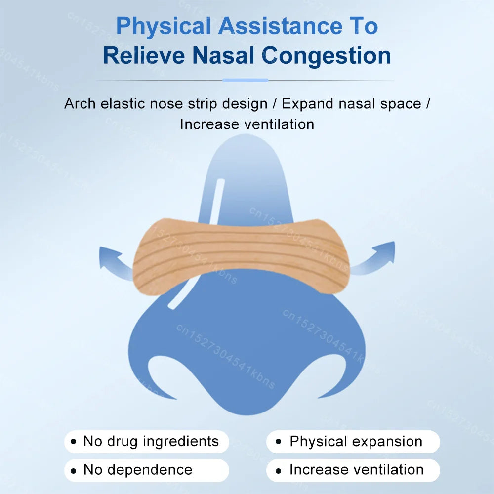 Snoring Relief Nasal Strips – Extra Strength for Sleep or Sports