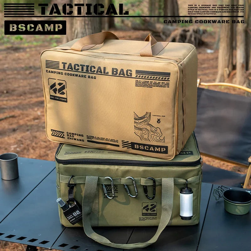 Insulated Camping Storage Bag – Foldable Organizer for Picnic and Outdoor Gear
