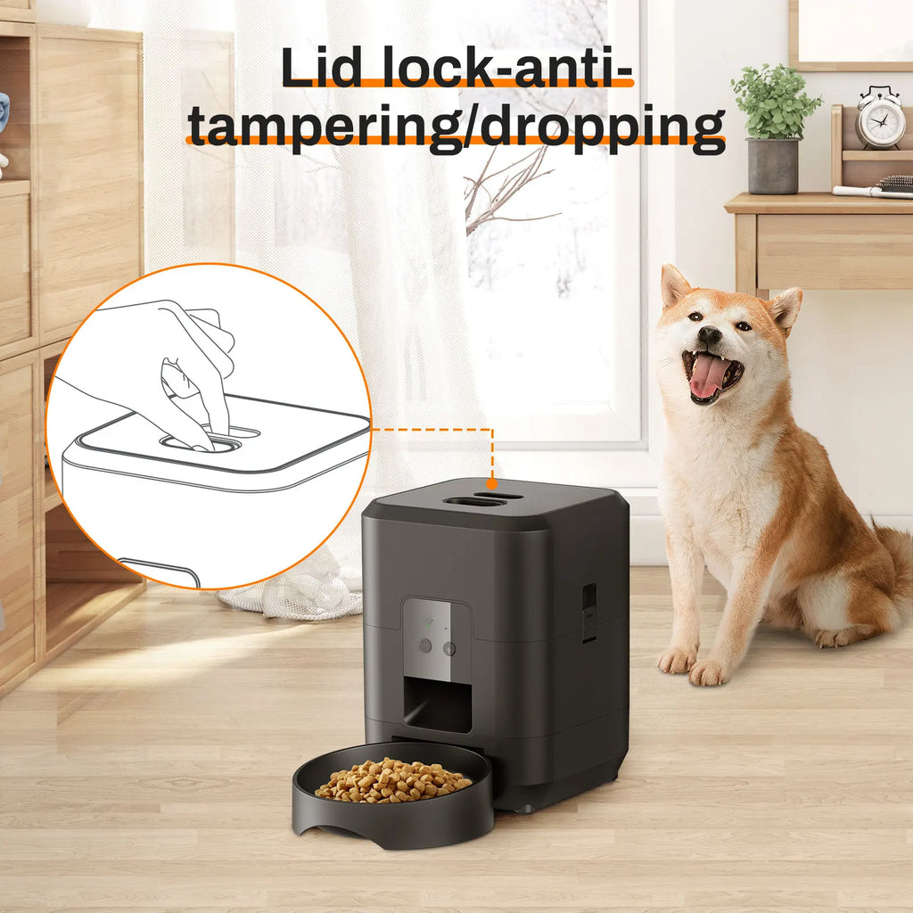Automatic Pet Feeder – Timed Food Dispenser for Cats & Dogs