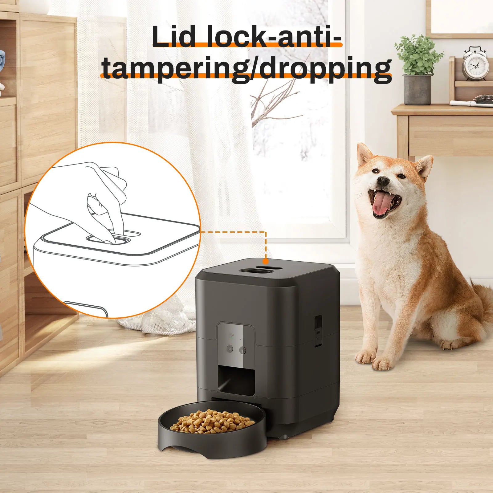 Automatic Pet Feeder – Timed Food Dispenser for Cats & Dogs