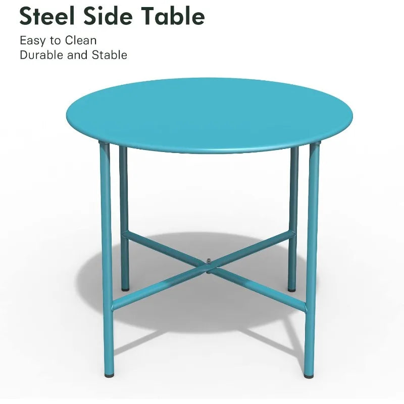 Acapulco Outdoor Patio Set – 2 Wicker Chairs and Coffee Table