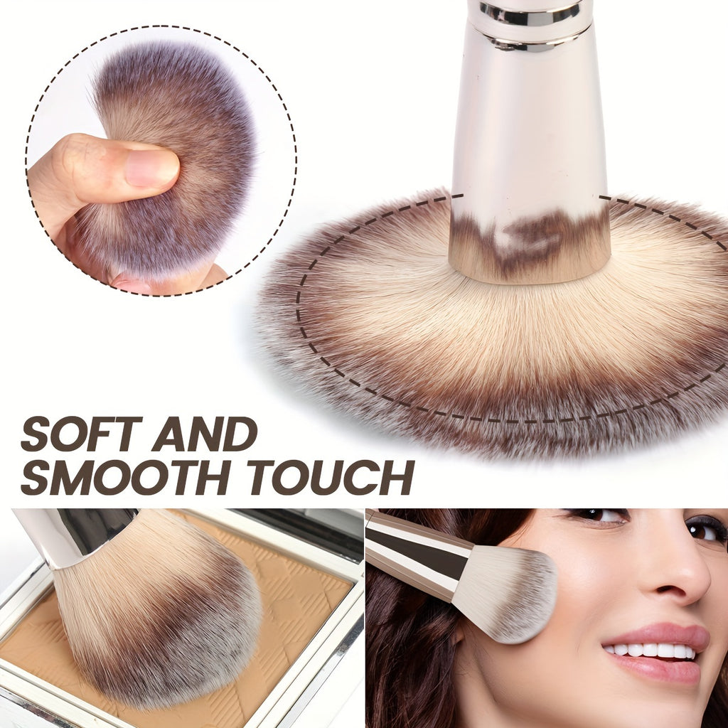 MAANGE Professional Makeup Brush Set – Complete Set with Flannel Bag and Makeup Sponge