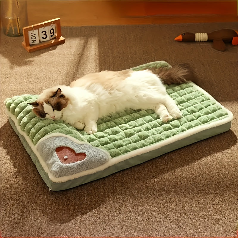Washable Dog Bed – Cozy, Supportive Sleeping Pad with Removable Mat