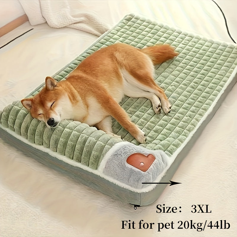 Washable Dog Bed – Cozy, Supportive Sleeping Pad with Removable Mat