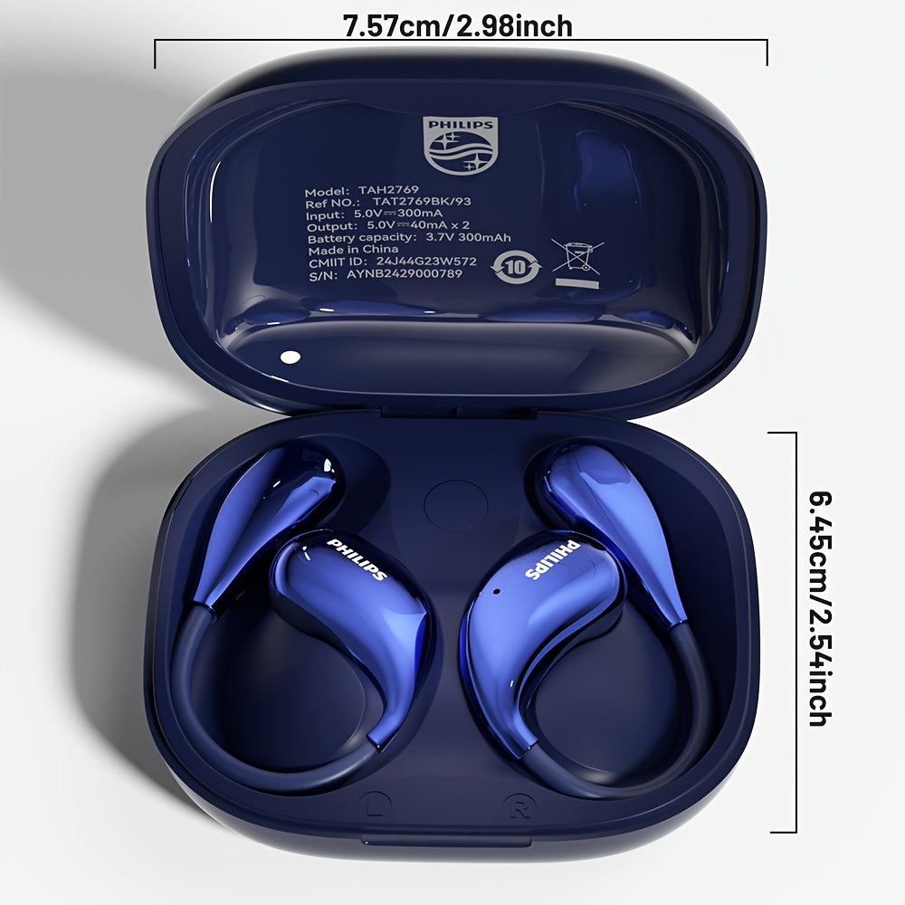 Philips True Wireless Earbuds – Hi-Fi Bass, 360° Spatial Sound, Bluetooth Connectivity