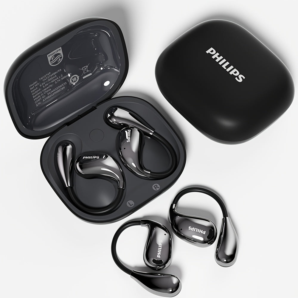 Philips True Wireless Earbuds – Hi-Fi Bass, 360° Spatial Sound, Bluetooth Connectivity