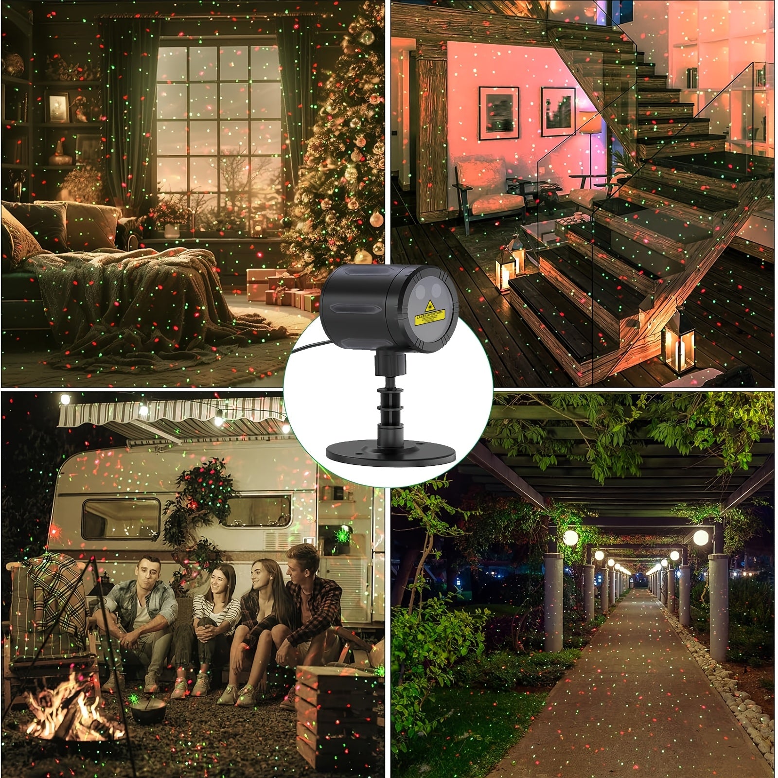 Outdoor Christmas Laser Projector with Remote Control