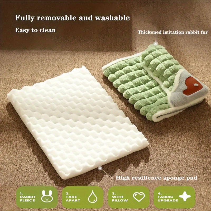 Washable Dog Bed – Cozy, Supportive Sleeping Pad with Removable Mat
