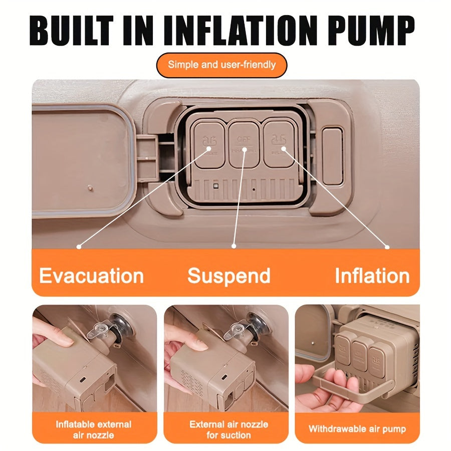 Inflatable Sleeping Pad – Self-Inflating Air Mattress for Outdoors or Travel