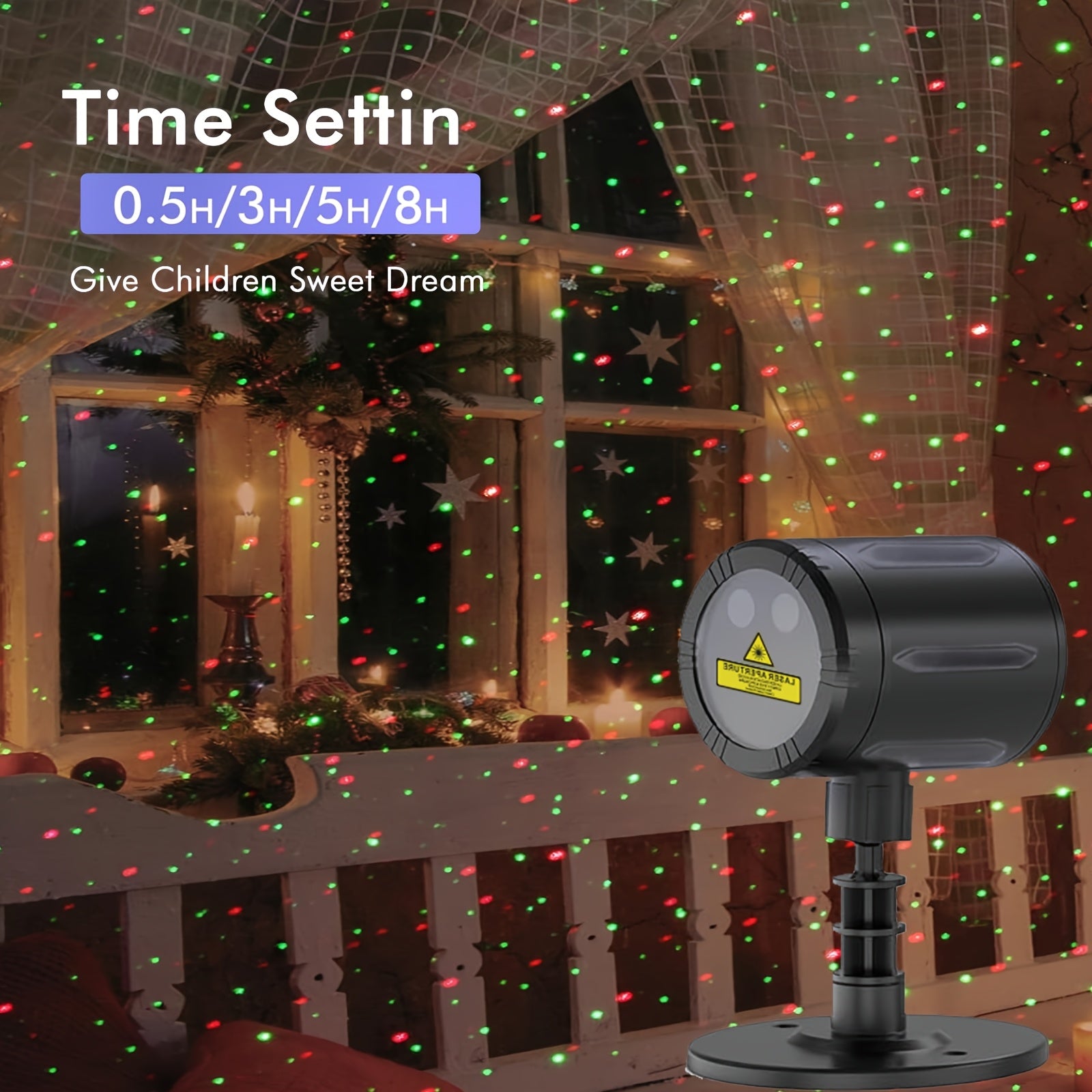 Outdoor Christmas Laser Projector with Remote Control