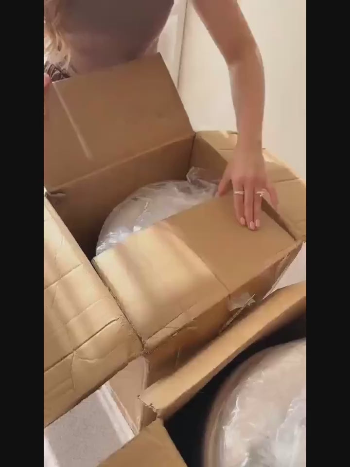 Modular U-Shaped Sofa – Corduroy Sectional with Lounge Chair