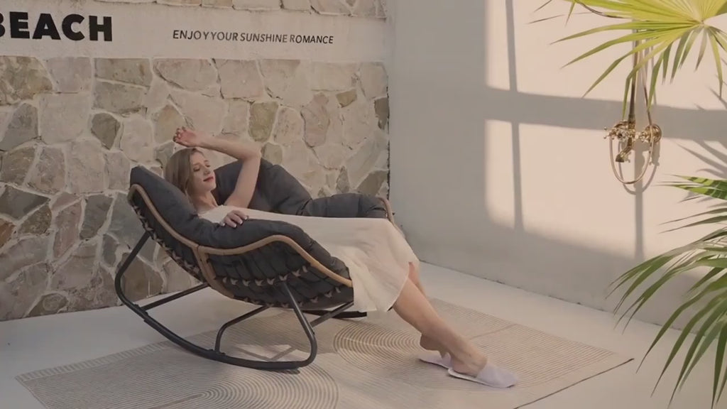 Extra Thick Outdoor Chair Cushion – Heavy-Duty, All-Weather Pad with Removable Cover